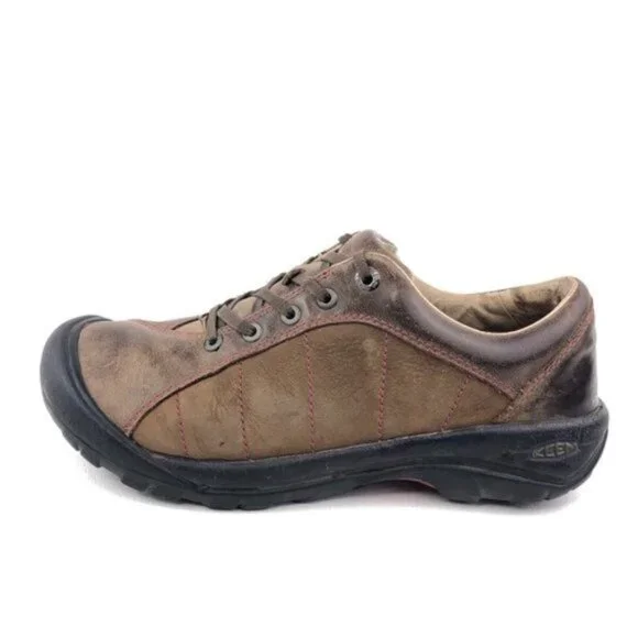 Keen Presidio Brown Leather Walking Low Top Oxfords Men’s Shoes Sz 9 Grunge Y2K KEEN Women main image 3